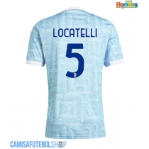 Camisa de time de futebol Juventus Manuel Locatelli #5 Replicas 2º Equipamento 2025-26 Manga Curta